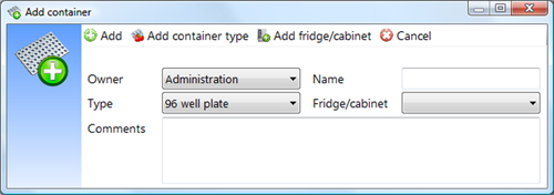 Add container