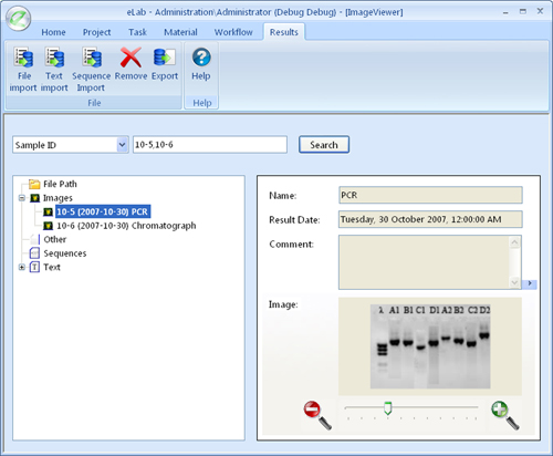 Results and Document Management